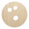 Bowling Ball Unfinished Wood Shape Piece Cutout for DIY Craft Projects